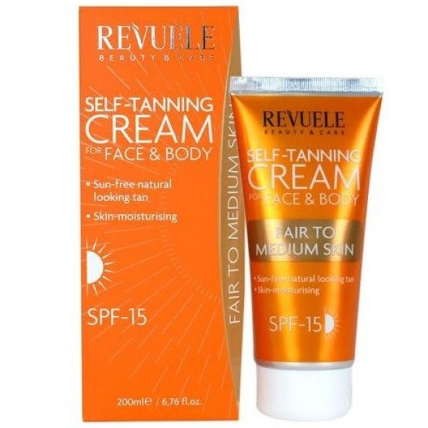 Auto-Bronzeador Tom Claro FPS15 Revuele 200ml